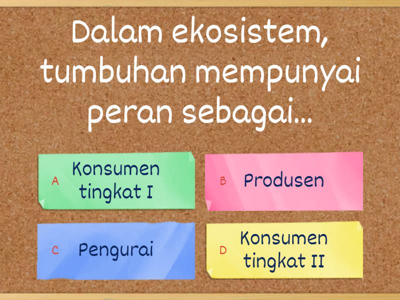 Keseimbangan Ekosistem - Quiz