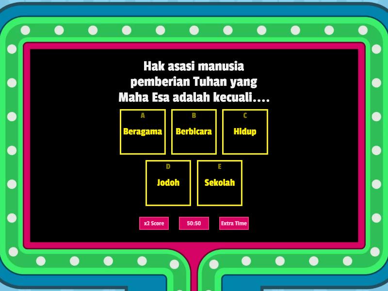 contoh - Gameshow quiz