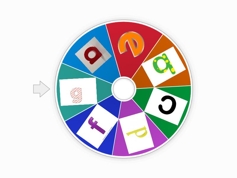 letters - Spin the wheel