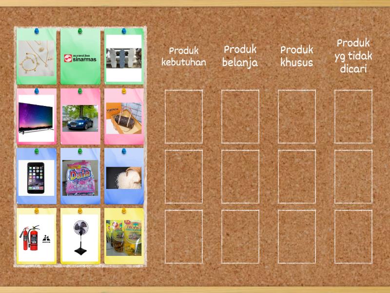 CONTOH JENIS PRODUK - Group sort