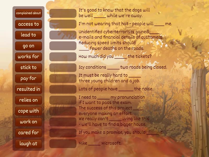 Inter 7.1 verb phrases - Match up