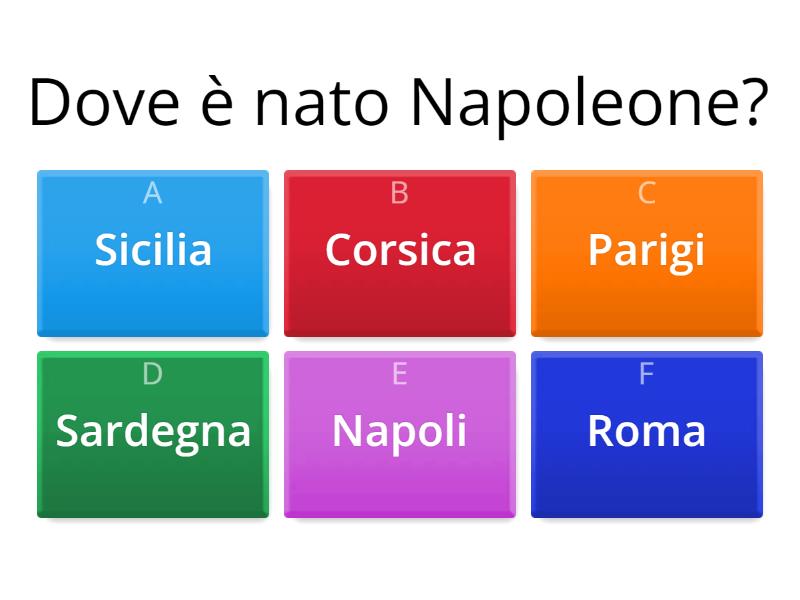 Napoleone - Quiz