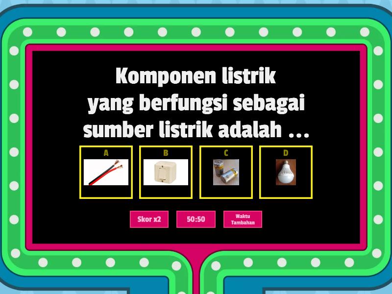 Latihan Soal Materi Listrik - Gameshow Quiz