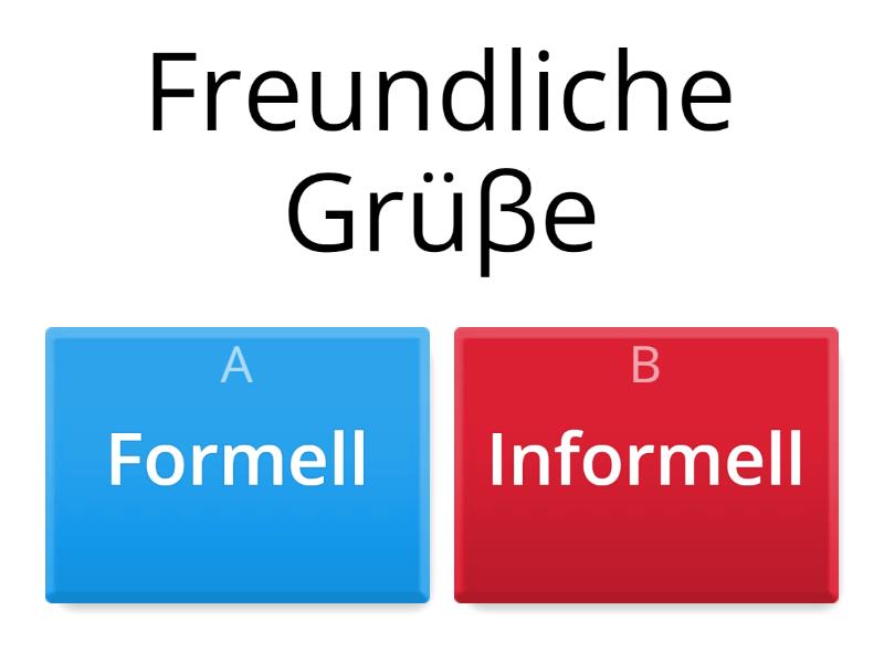 Redemittel Zum Schreiben! - Quiz