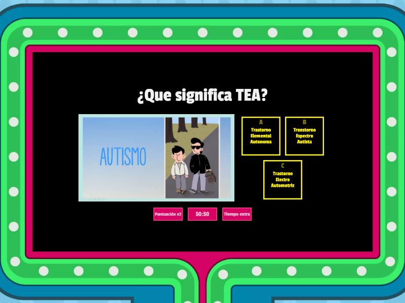 Trastorno Espectro Autista - Concurso de preguntas