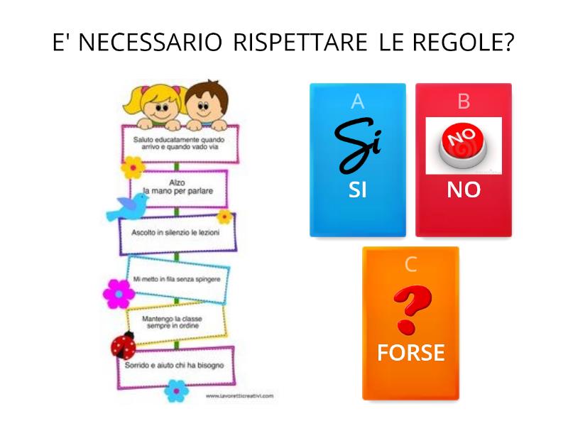 Leggi E Regole - Cuestionario