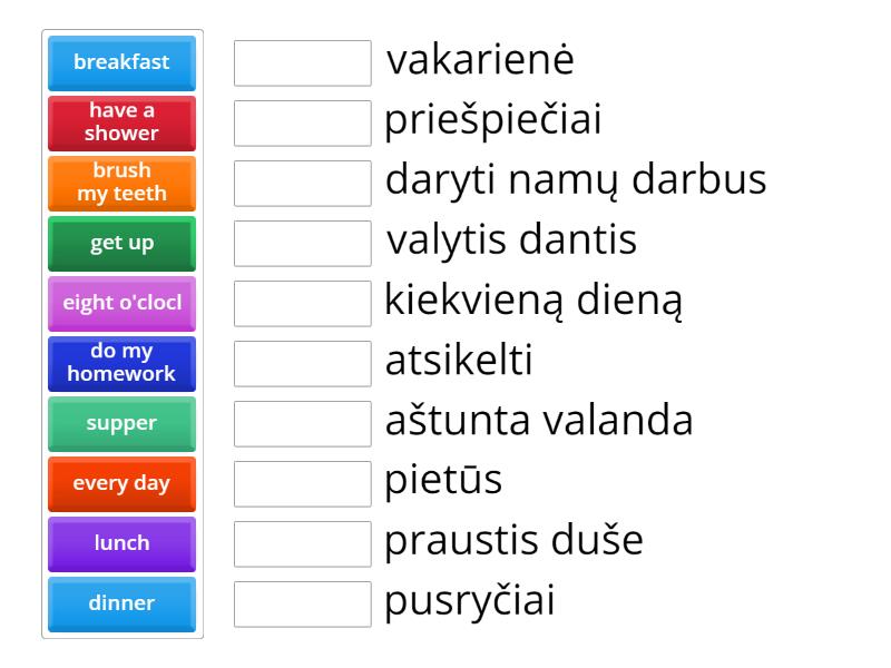 Smileys 3, Unit 10.1 - Match up