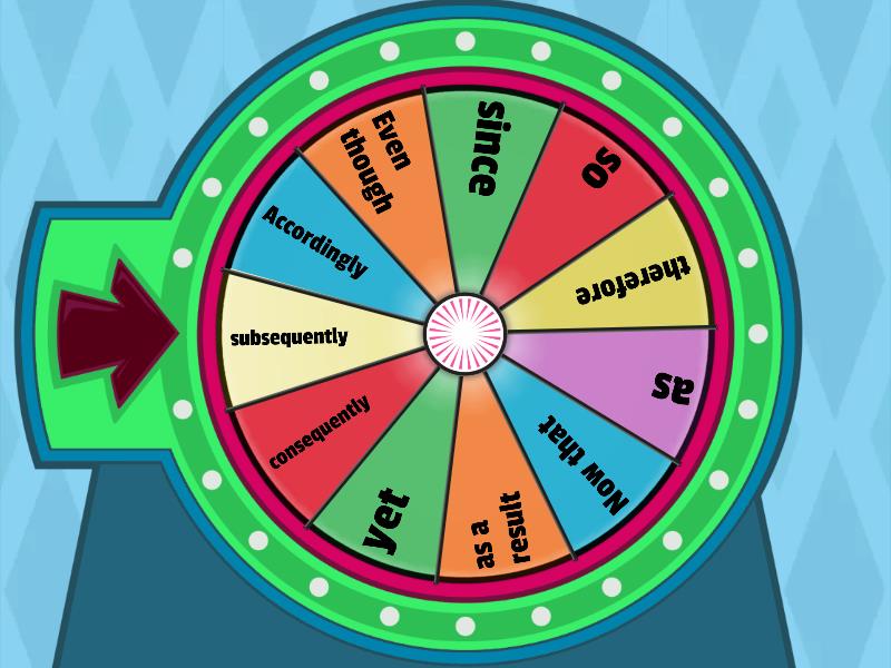 Causal Conjunctions - Random wheel