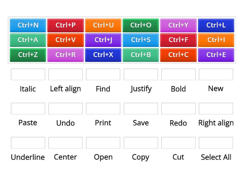 word-shortcut-match-up