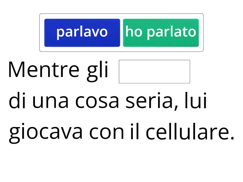 La Concordanza Dei Tempi - Complete The Sentence