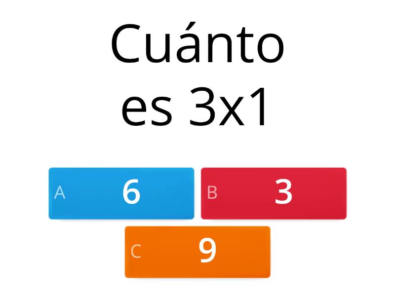 Multiplicaciones ...Any - Quiz