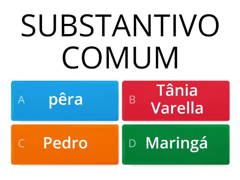 Substantivo - Quiz