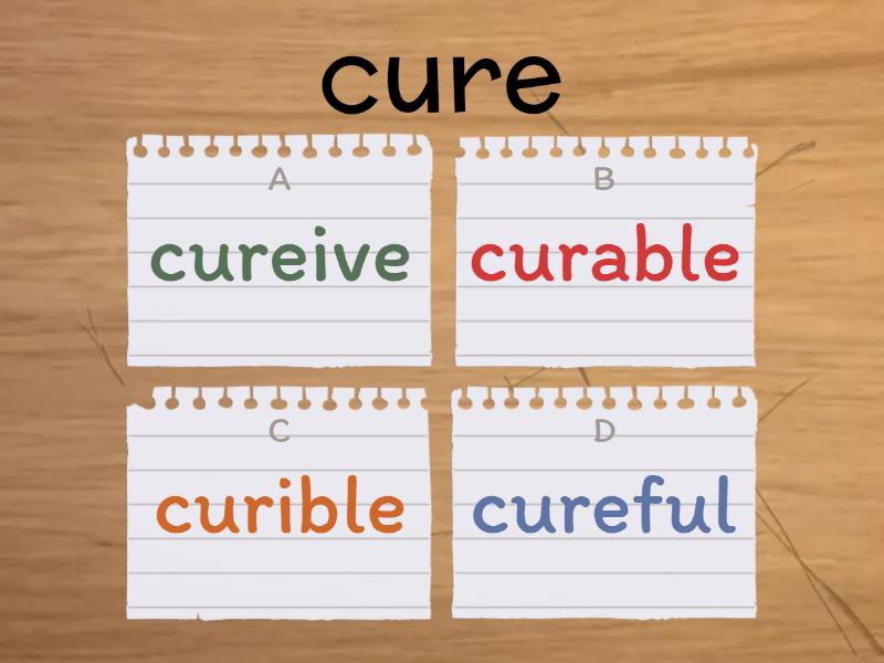 Suffixes Starlight 7 Module 4 Language in Use - Quiz