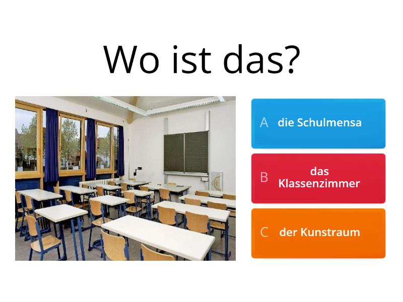 Magnet A1.4 Lek 6 Schulräume - Quiz