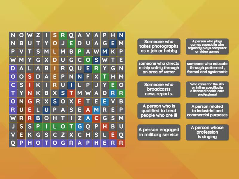KISI KISI BAHASA INGGRIS Wordsearch