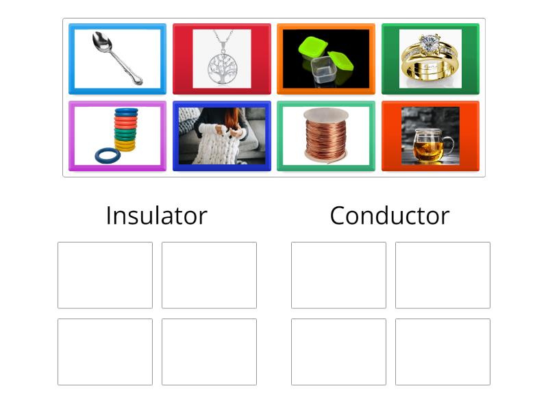 How easily can current flow through these objects? - Group sort