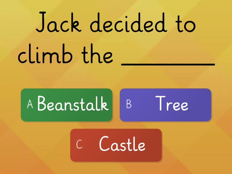 Jack And The Beanstalk - Quiz