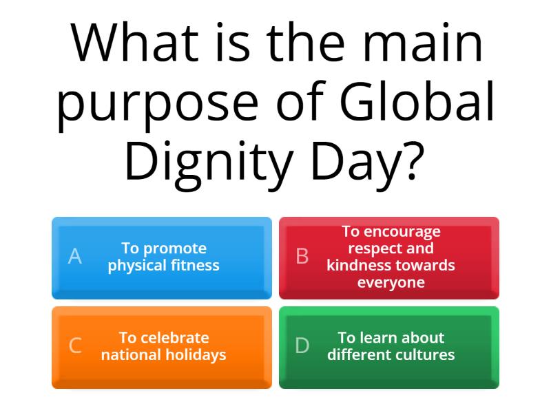 Global Dignity Day - Quiz