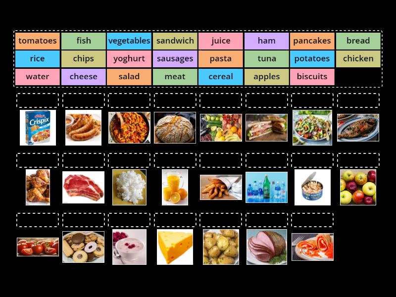 Go getter 2 Unit 2.1 Food - Match up