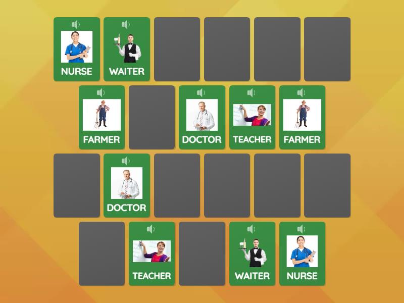 JOBS MEMORY - Matching pairs