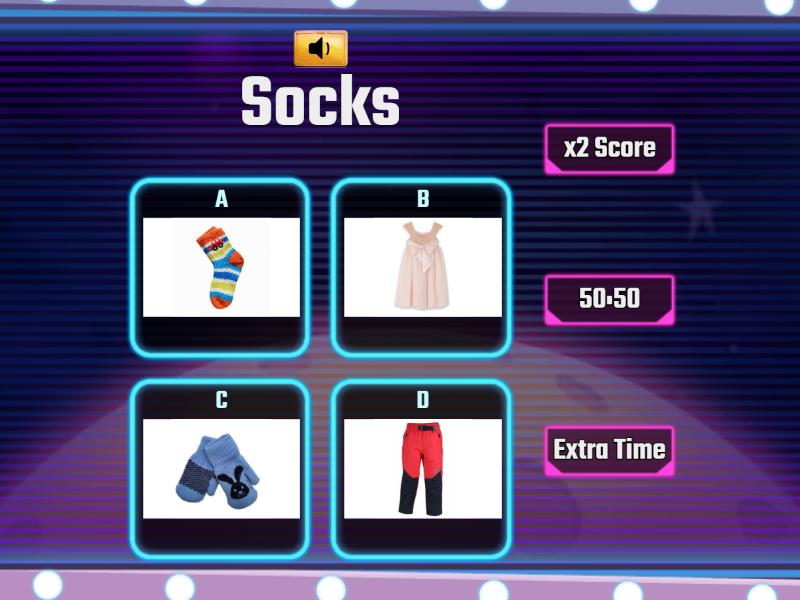 Clothes - Gameshow quiz