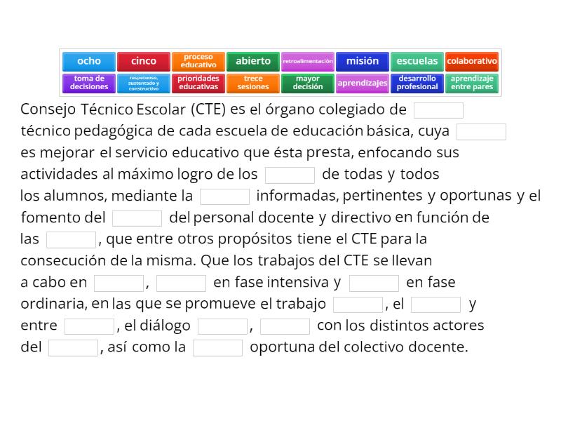 CTE - Missing word