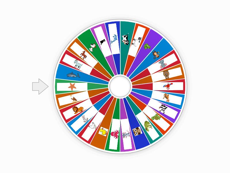 Animals Spin The Wheel