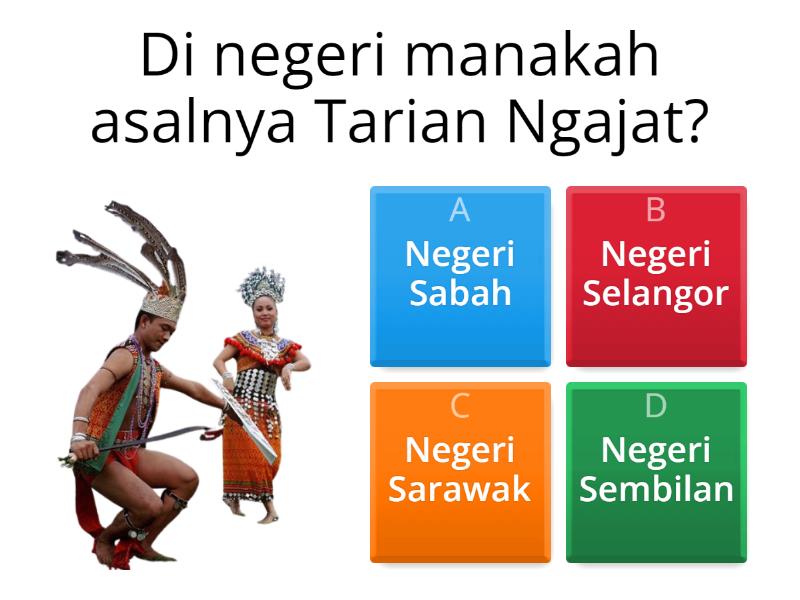 Tarian Ngajat - Quiz