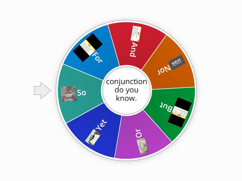 Conjunction - Spin the wheel