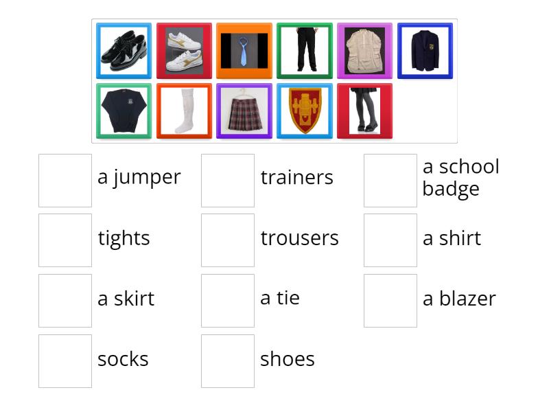 School uniforms - Match up
