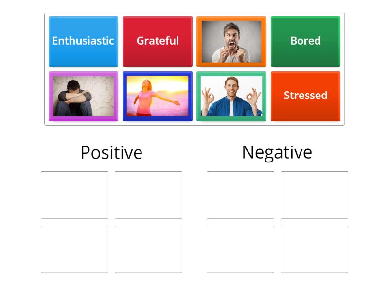 Emotions And Feelings Group Sort