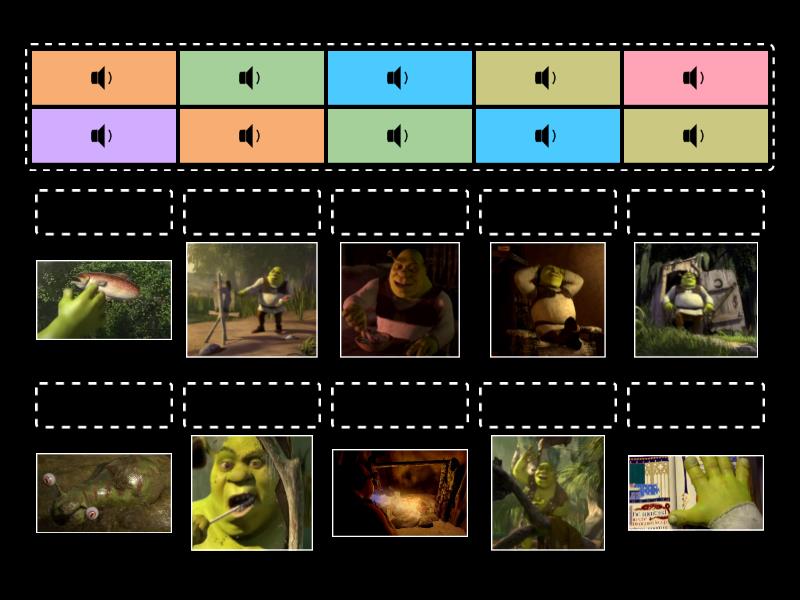 5e - Shrek's routine - Une las parejas