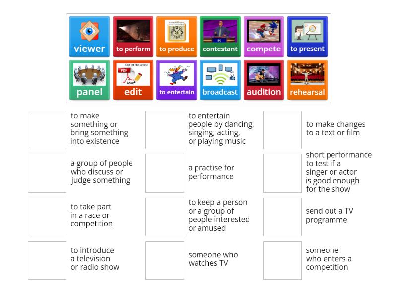 Focus 3 Unit 7 - Match up