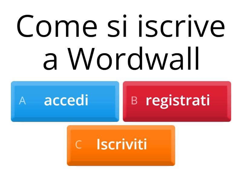 Come Si Usa WordWall - Quiz