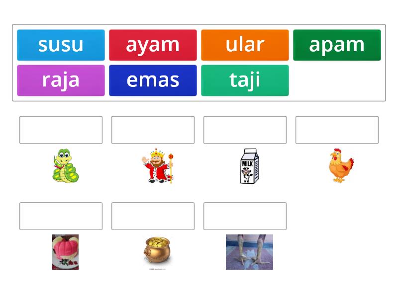 BAHASA MELAYU - PRASEKOLAH - Match up