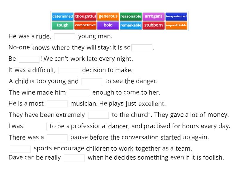 Roadmap B2 Unit 3B - Complete the sentence