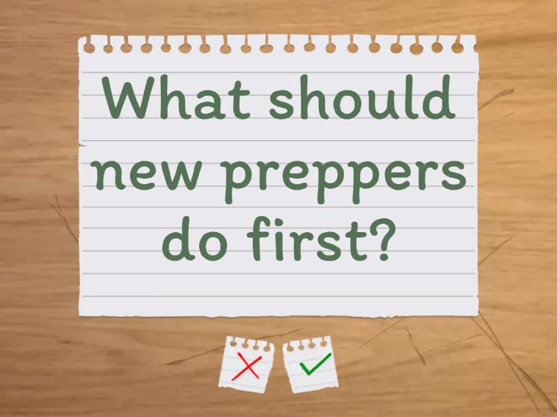 Prepared Preppers Flash Cards