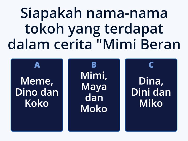 Bahasa Indonesia Quiz