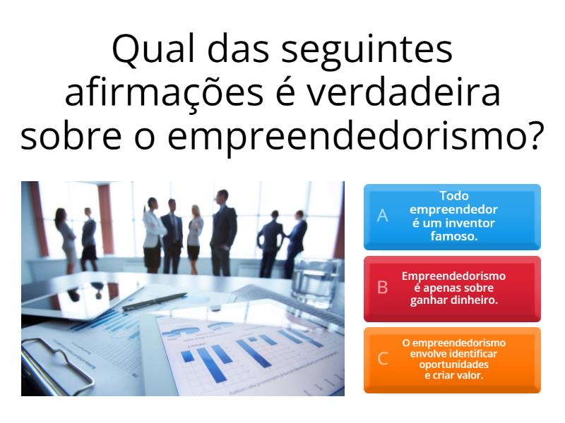 Empreendedorismo - Quiz