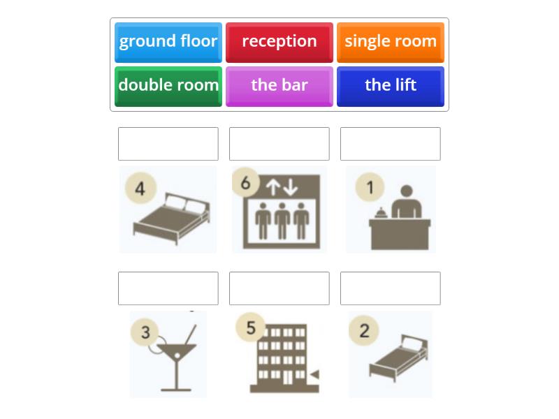 Hotel Vocabulary - Match up
