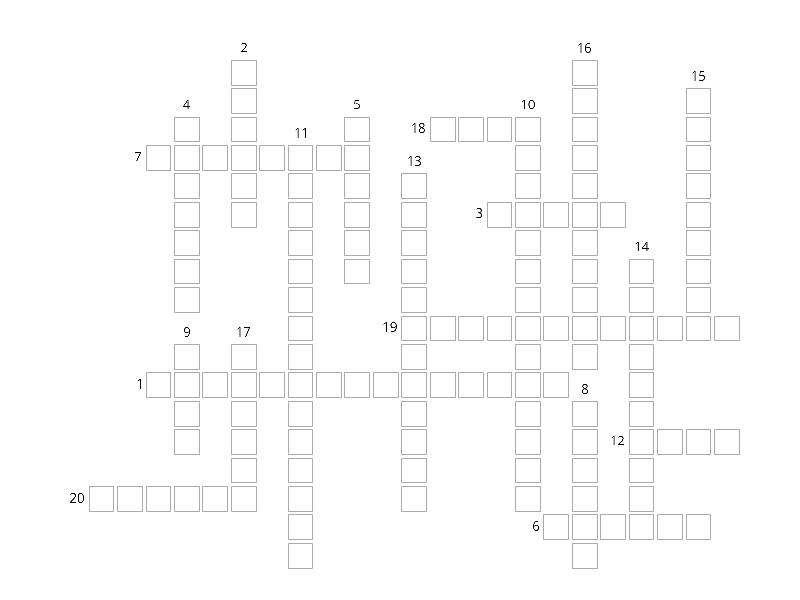 MARKETING MIX Crossword
