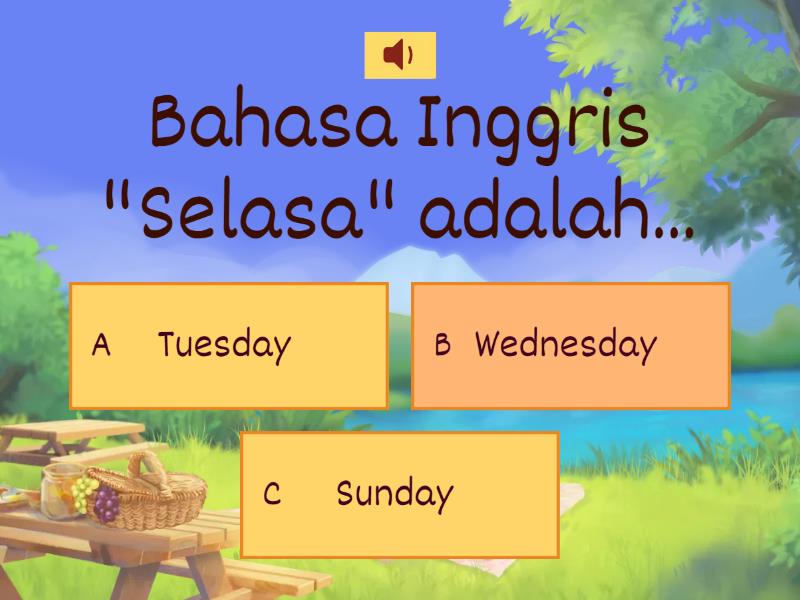 Latihan Soal Pilgan Bahasa Inggris Kelas 1 - Quiz