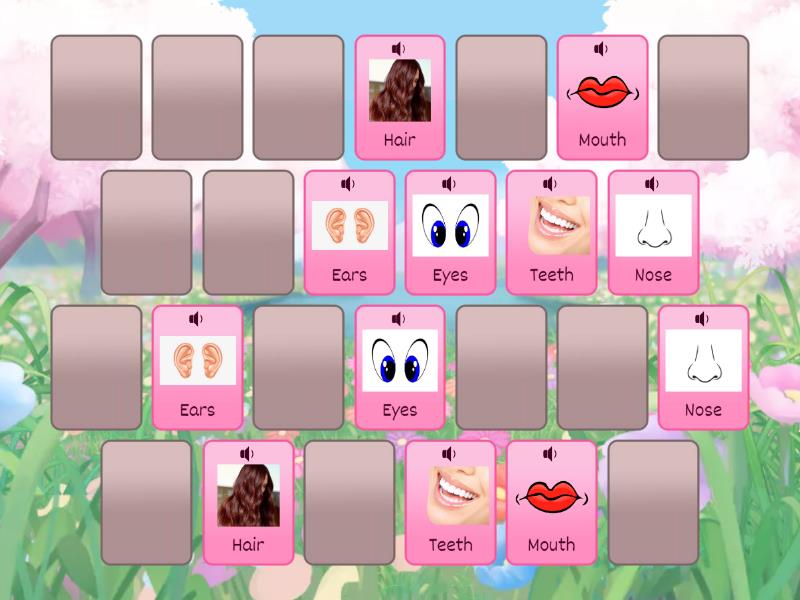 Face & Body for kids - Matching pairs