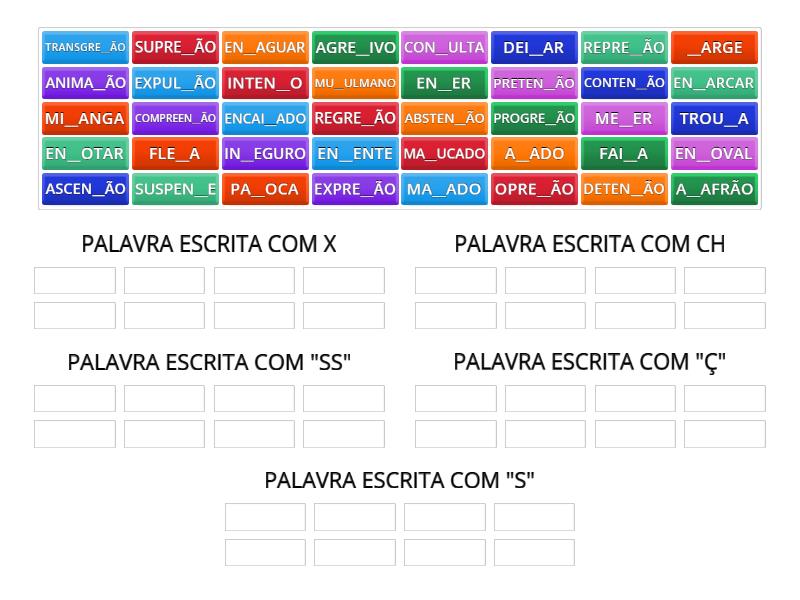 Escolha A Alternativa Que Completa Corretamente Cada Uma Das Palavras