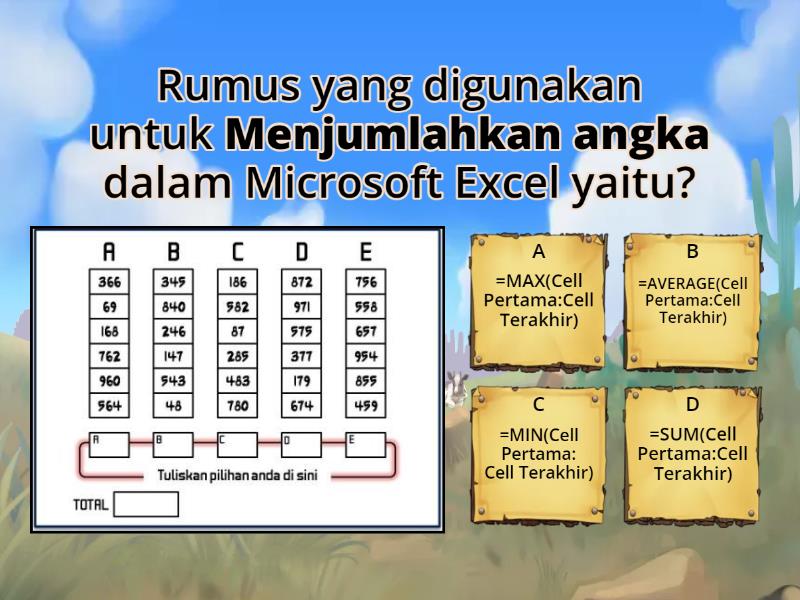 Mengenal Microsoft Excel - Quiz