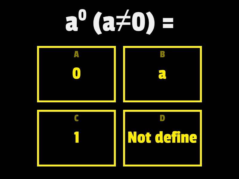 ALGEBRA - Quiz