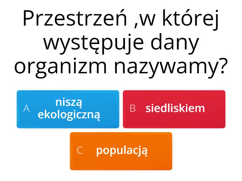 Sprawdzian świat Biologii 3 Ekologia Chomikuj Ekologia - Quiz