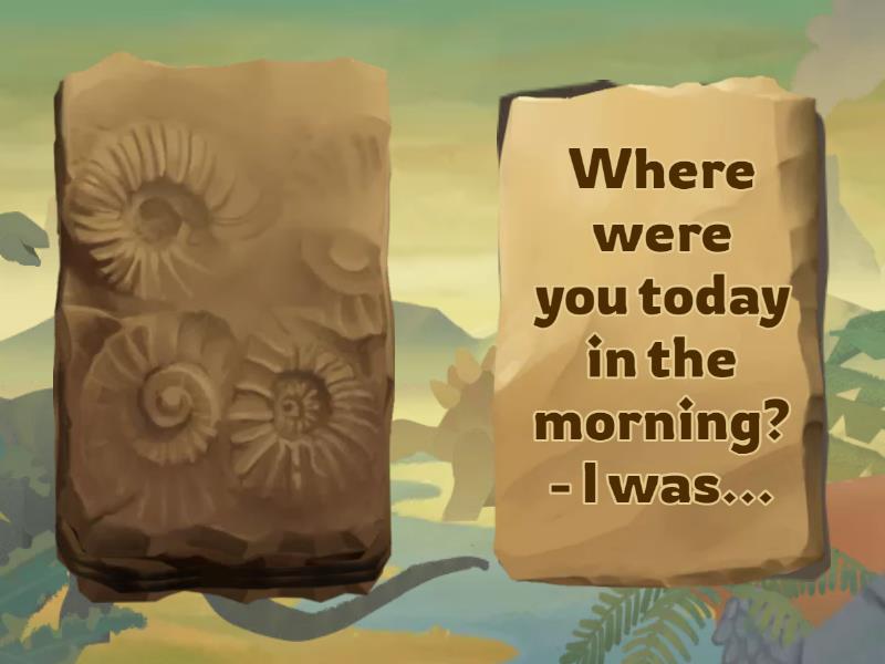 Where were you...? - Speaking cards