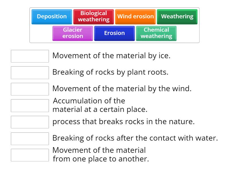 External forces - matching - Match up