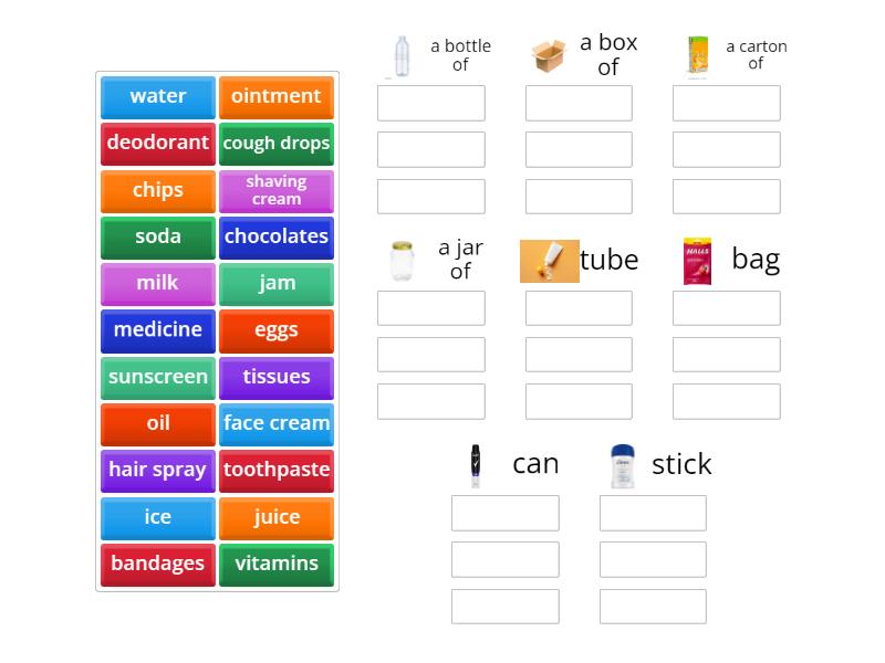 Containers Group sort